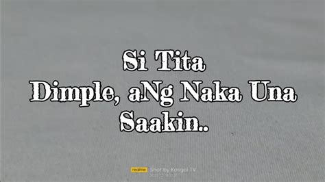 malaman ngunit masarap si tita susan|Nagsolo si Dimples .
